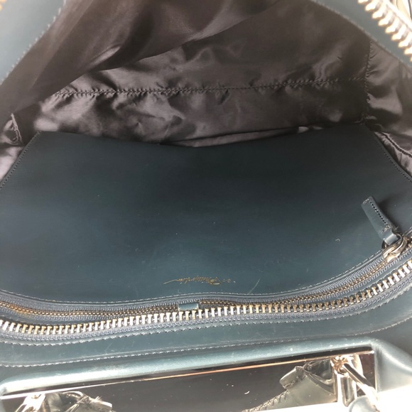 3.1 Phillip Lim Ryder Satchel Steel Blue - Picture 4 of 8